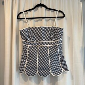 Lilly Pulitzer Vintage Scalloped Tube Top